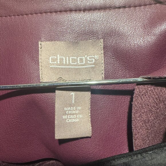 Chico's Jacket Size 1 and Size 10 Skirt - Picture 2 of 3